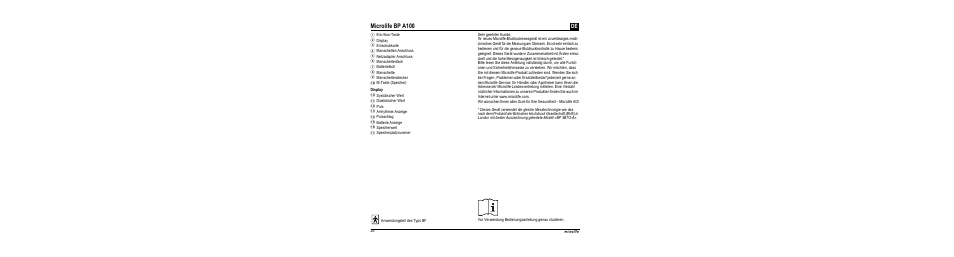 Microlife bp a100 | Microlife BP A100 User Manual | Page 28 / 105