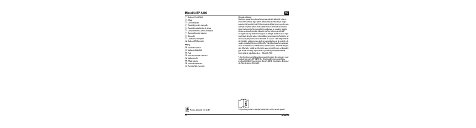 Microlife bp a100 | Microlife BP A100 User Manual | Page 58 / 105