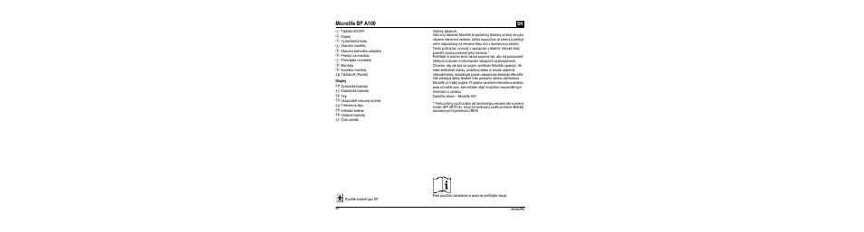 Microlife bp a100 | Microlife BP A100 User Manual | Page 70 / 105