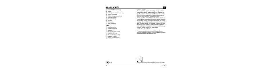 Microlife bp a100 | Microlife BP A100 User Manual | Page 76 / 105