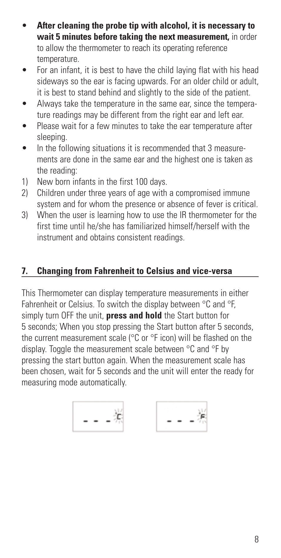 Microlife IR 1DE1 User Manual | Page 10 / 48