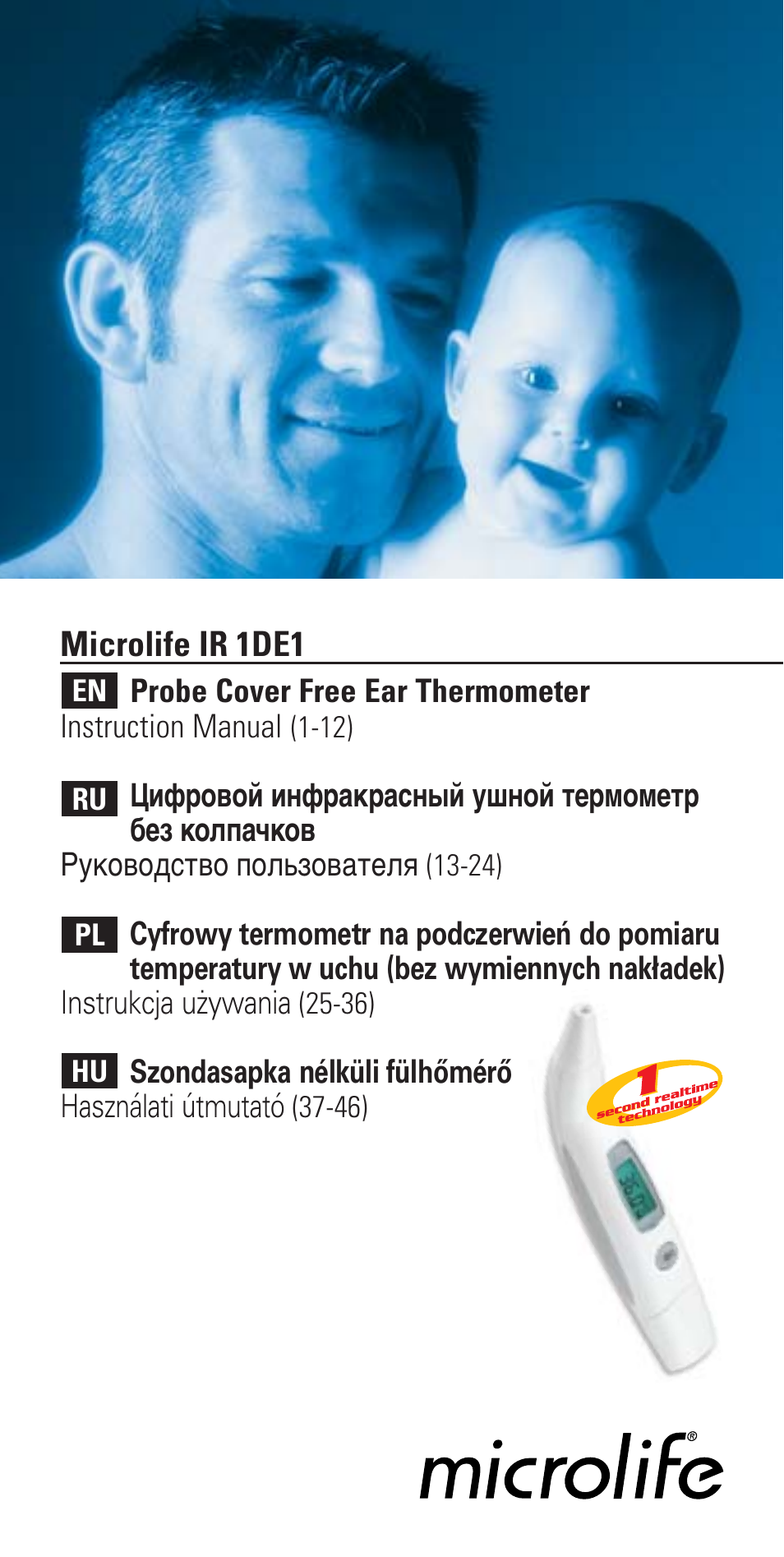 Microlife IR 1DE1 User Manual | Page 2 / 48