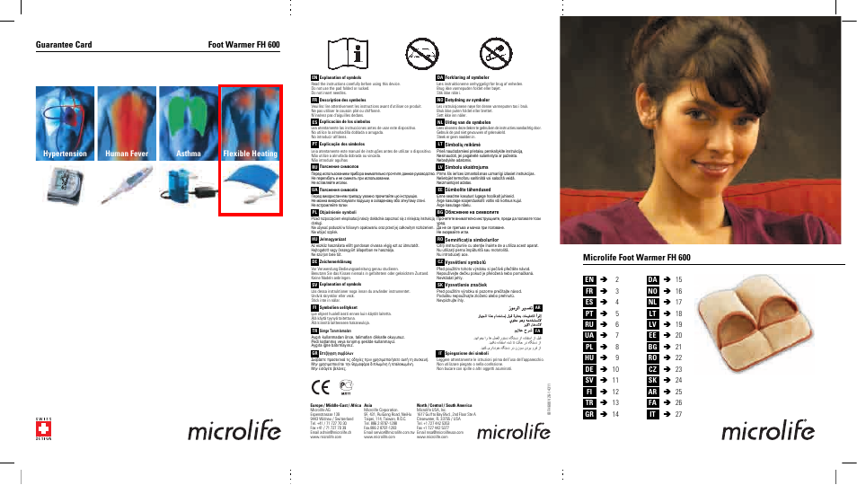 Microlife FH 600 User Manual | 26 pages