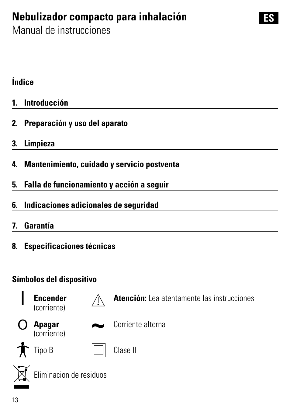 Microlife NEB 50 User Manual | Page 18 / 59