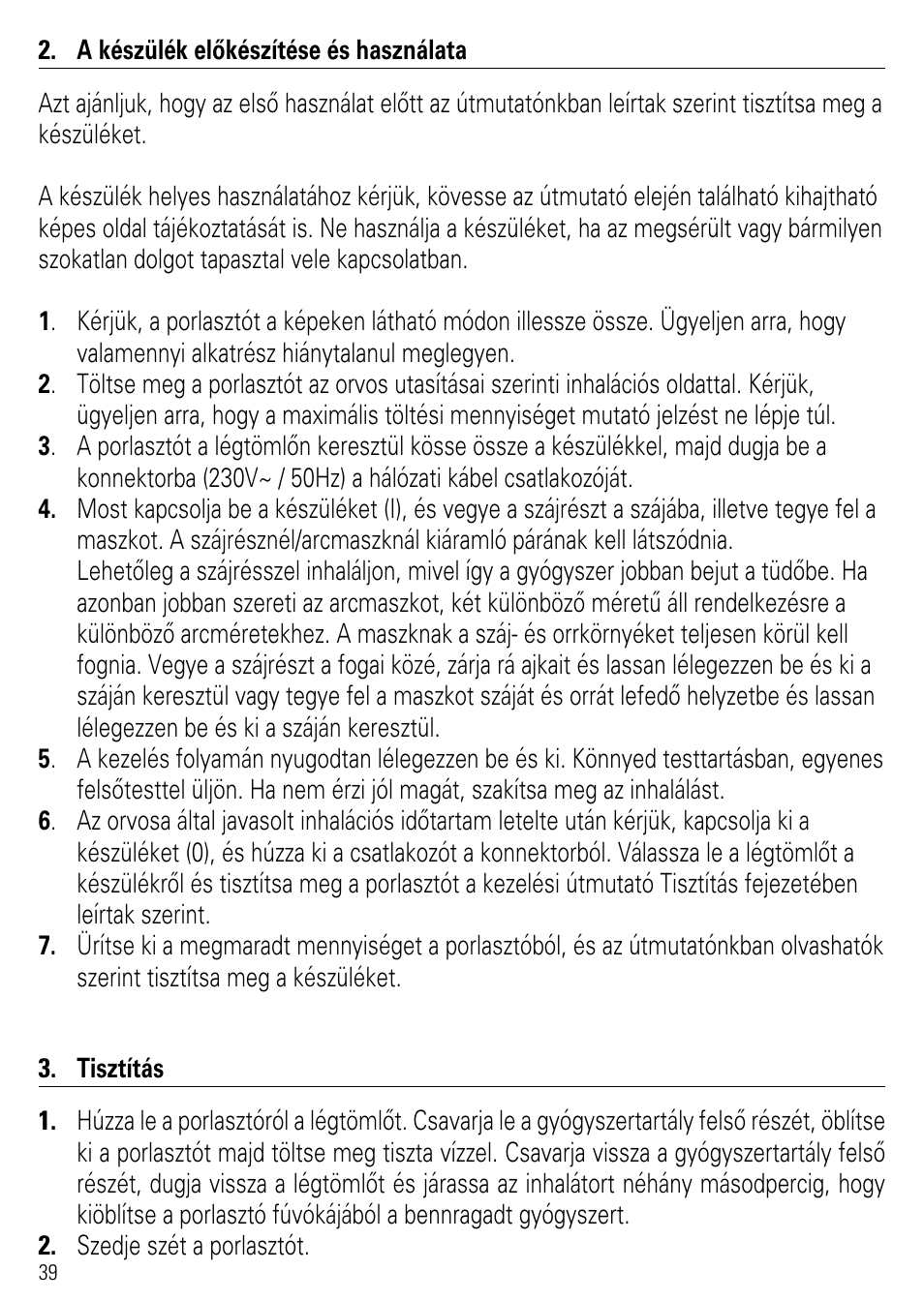 Microlife NEB 50 User Manual | Page 44 / 59