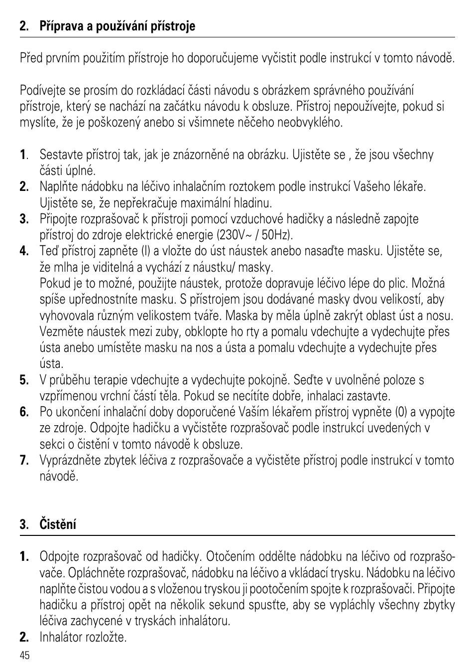 Microlife NEB 50 User Manual | Page 50 / 59