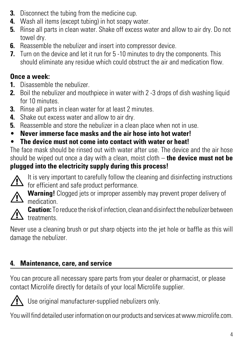 Microlife NEB 50 User Manual | Page 9 / 59