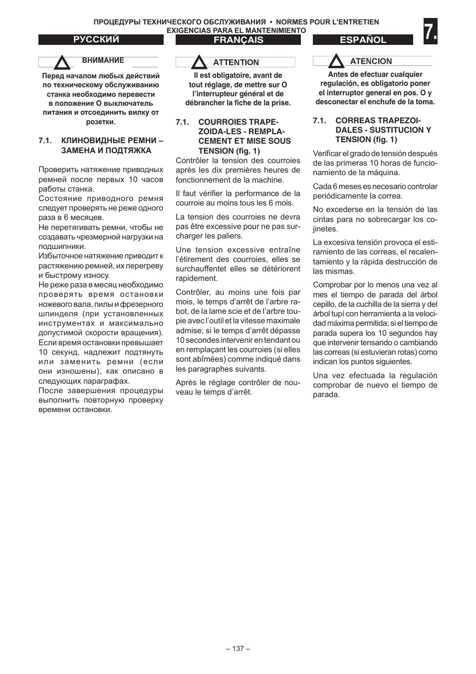 Jet Tools C30 User Manual | Page 135 / 147