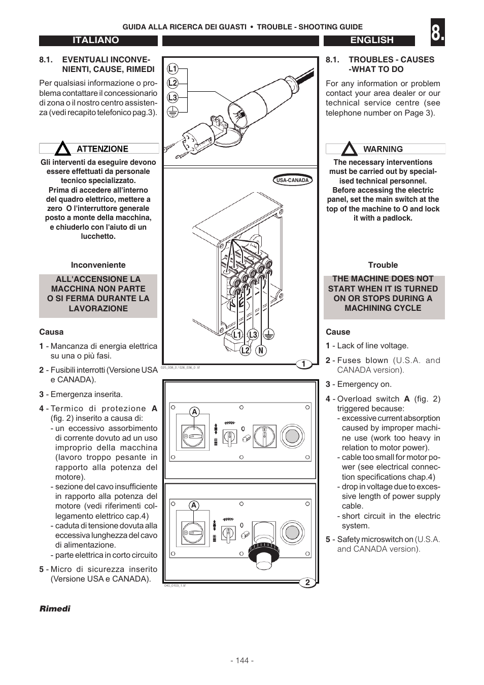 Jet Tools C30 User Manual | Page 142 / 147