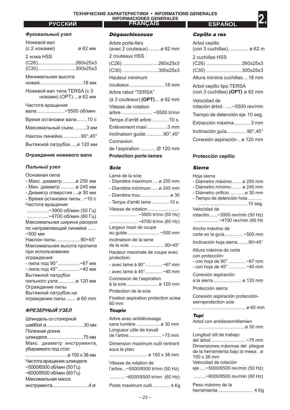 Jet Tools C30 User Manual | Page 21 / 147