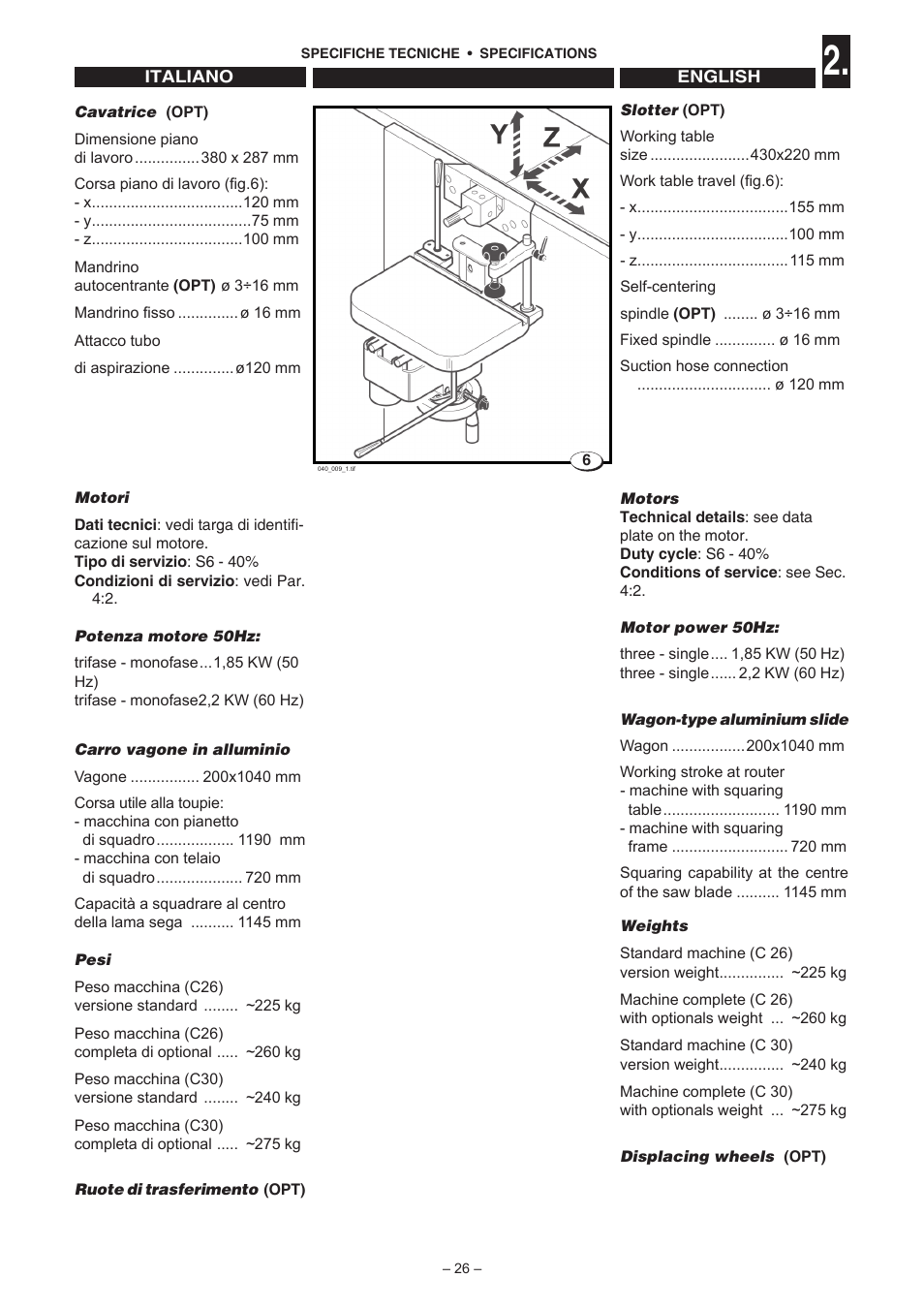 Jet Tools C30 User Manual | Page 24 / 147