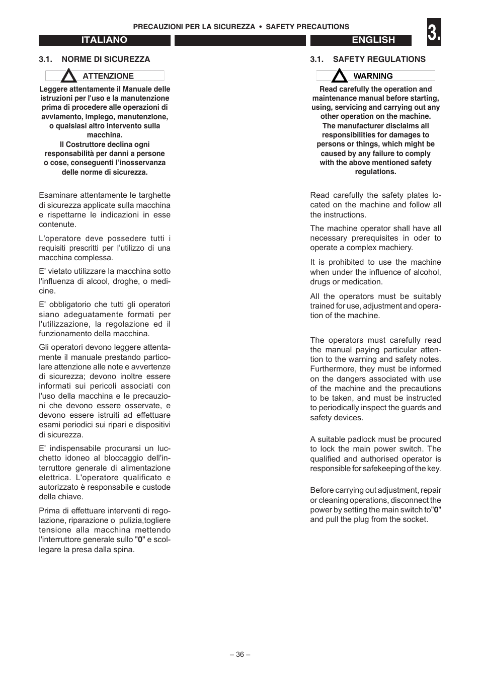 Jet Tools C30 User Manual | Page 34 / 147