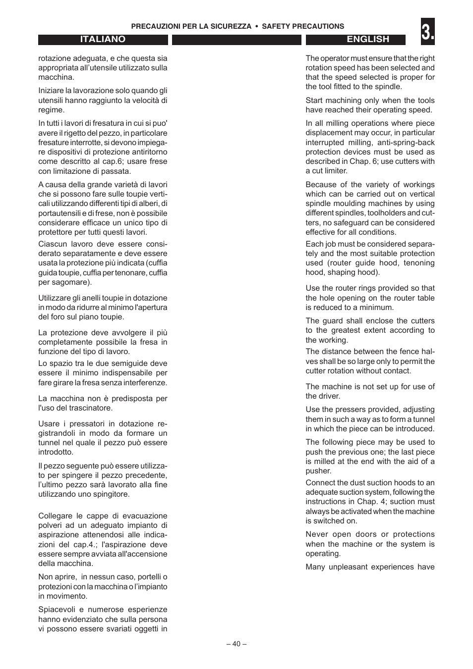Jet Tools C30 User Manual | Page 38 / 147