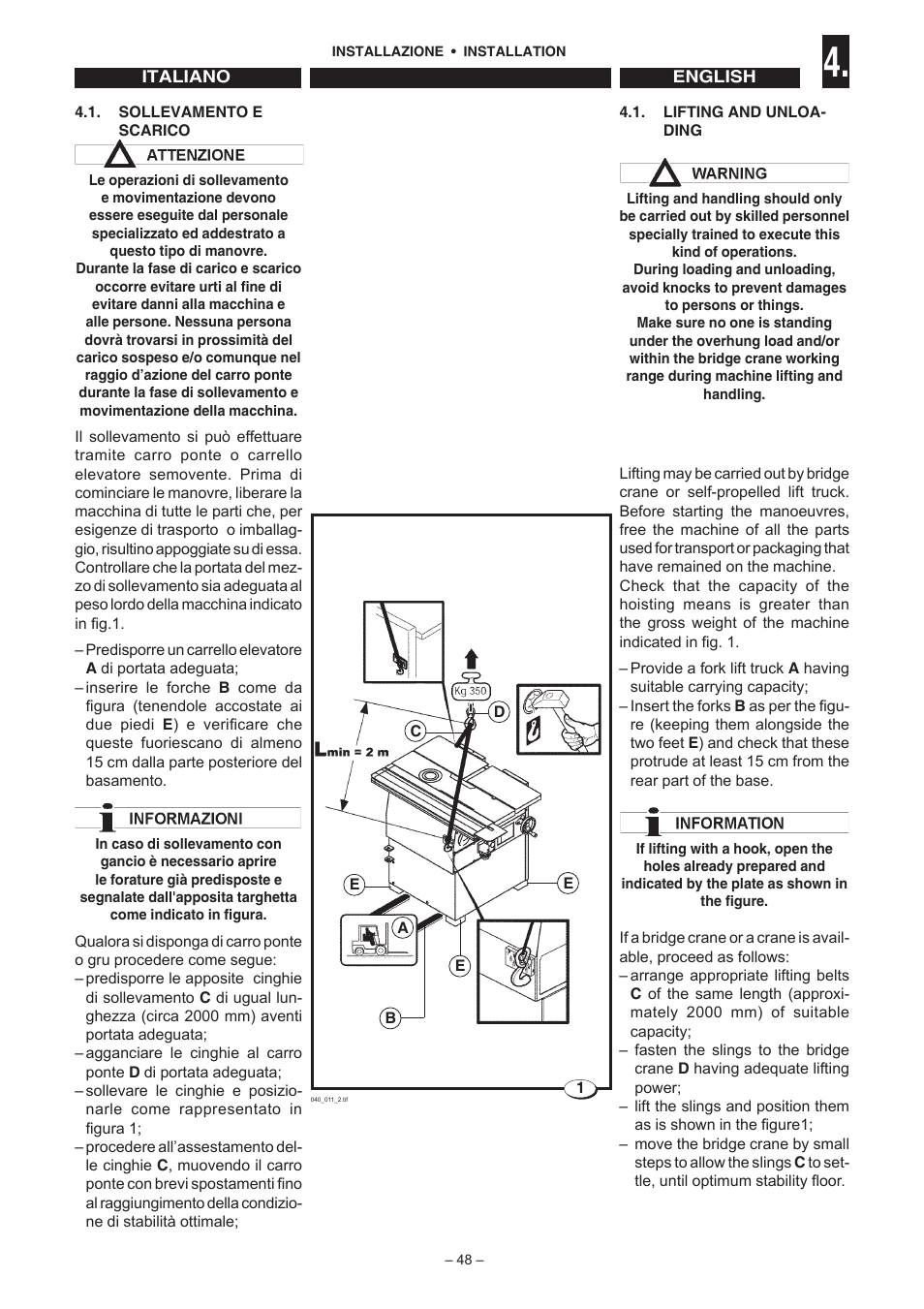 Jet Tools C30 User Manual | Page 46 / 147