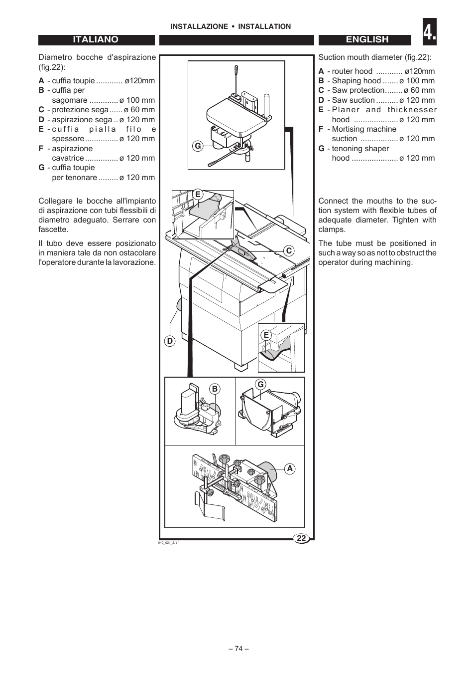 Jet Tools C30 User Manual | Page 72 / 147