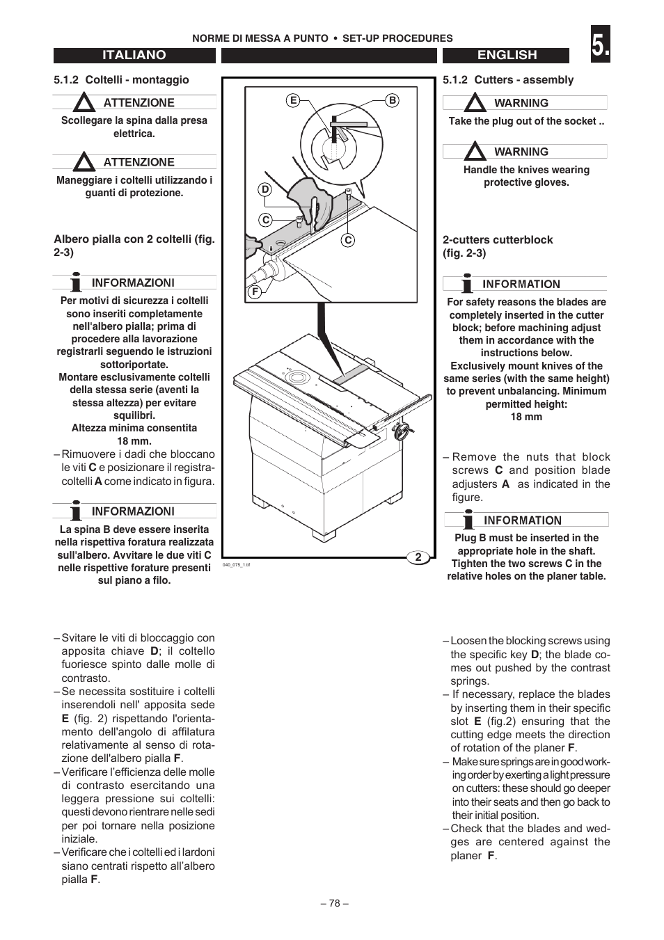 Jet Tools C30 User Manual | Page 76 / 147
