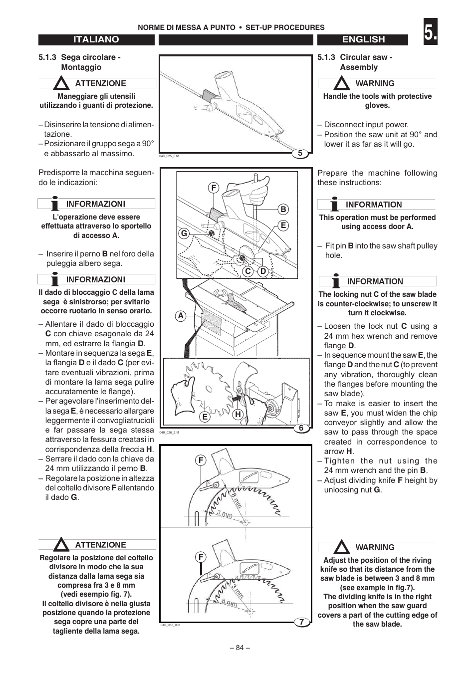 Jet Tools C30 User Manual | Page 82 / 147