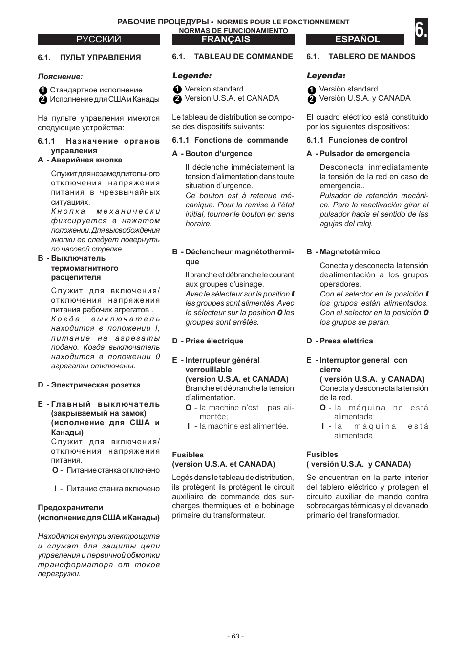 Jet Tools sc1 User Manual | Page 61 / 85