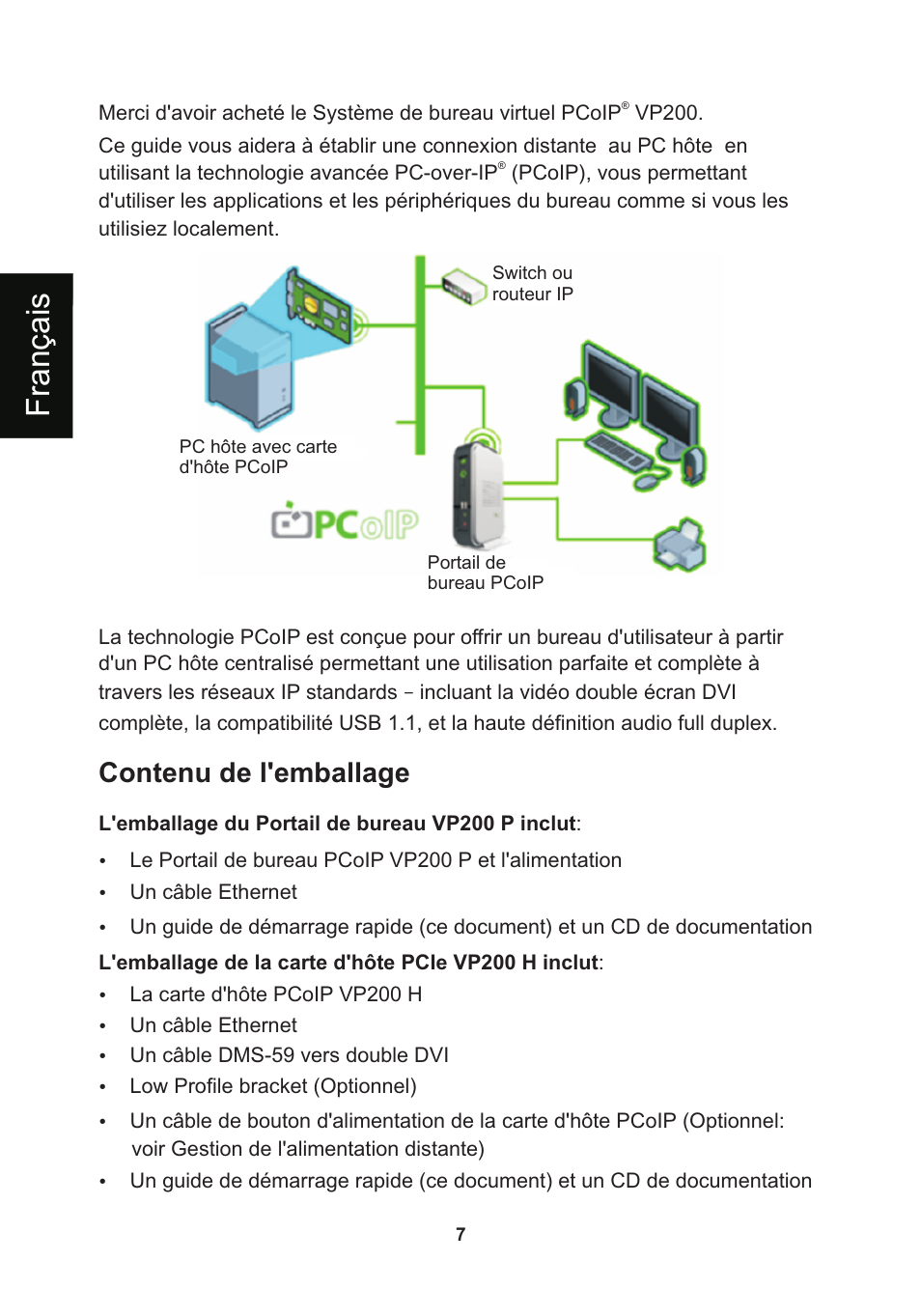 頁面 10, Contenu de l'emballage | Leadtek WinFast VP200P User Manual | Page 10 / 51