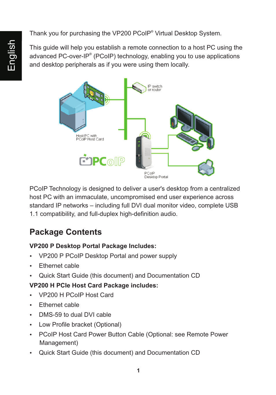 頁面 4, En g lis h, Package contents | Leadtek WinFast VP200P User Manual | Page 4 / 51