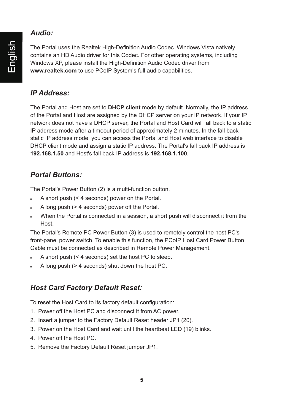 頁面 8, En g lis h | Leadtek WinFast VP200P User Manual | Page 8 / 51