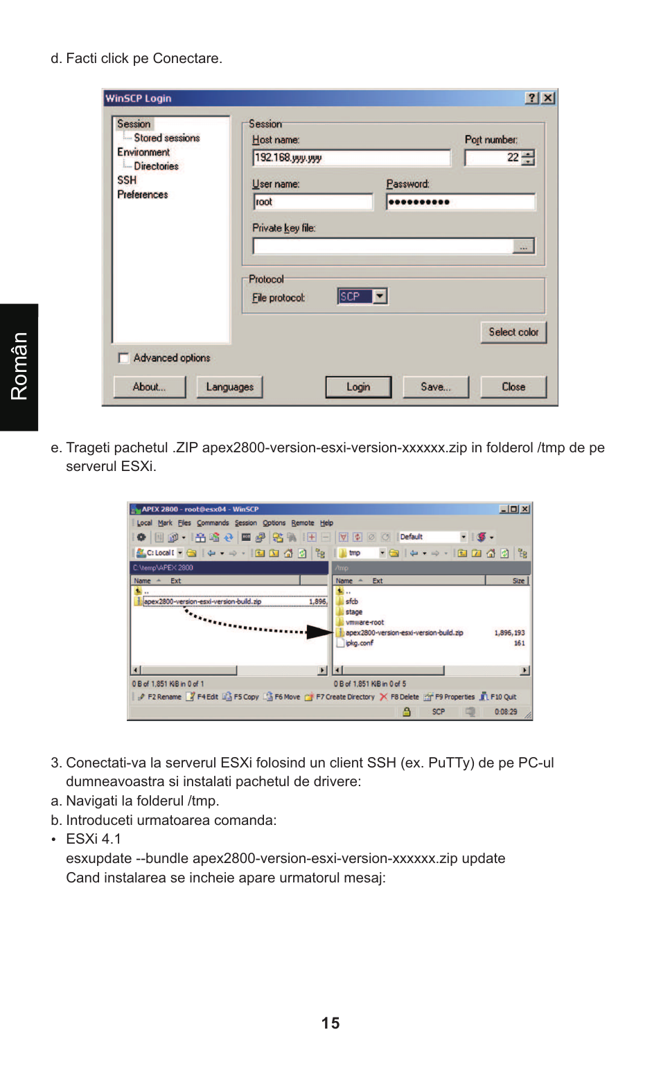 Român | Leadtek Teradici APEX 2800 User Manual | Page 18 / 83