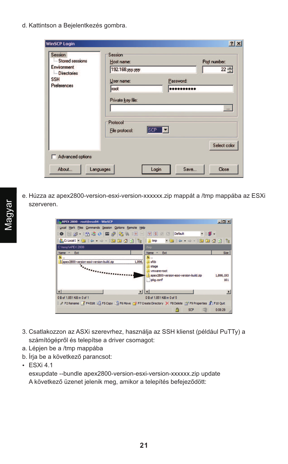 Magyar | Leadtek Teradici APEX 2800 User Manual | Page 24 / 83