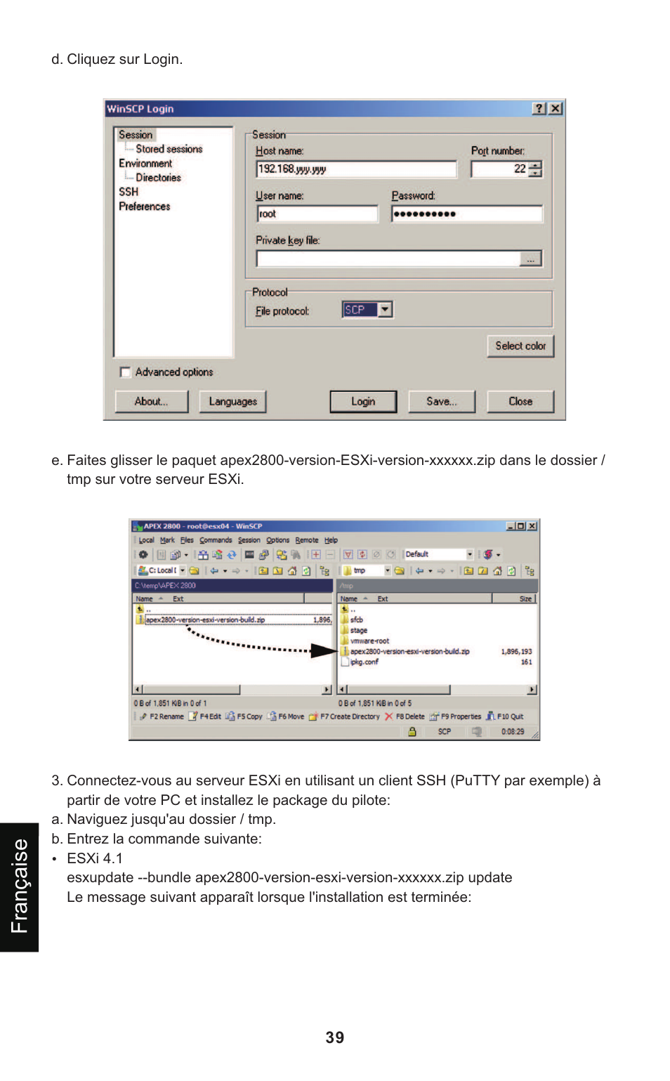 Française | Leadtek Teradici APEX 2800 User Manual | Page 42 / 83