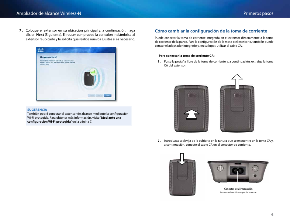 Primeros pasos ampliador de alcance wireless-n | Linksys RE2000 User Manual | Page 120 / 457