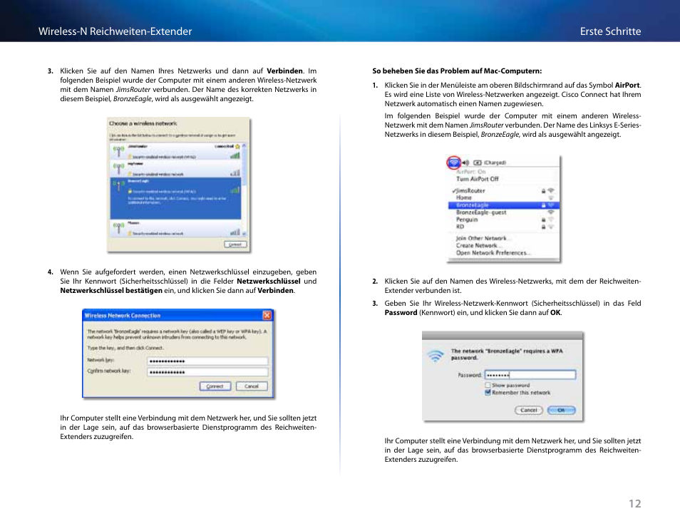 Erste schritte wireless-n reichweiten-extender | Linksys RE2000 User Manual | Page 80 / 457