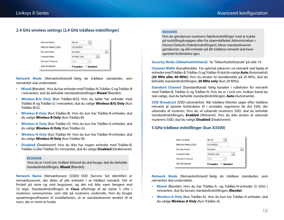 15 avanceret konfiguration linksys x-series | Linksys X-Series User Manual | Page 103 / 765