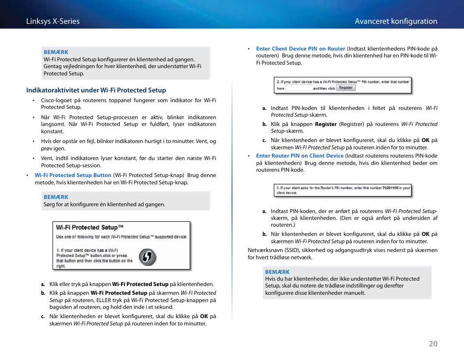 20 avanceret konfiguration linksys x-series | Linksys X-Series User Manual | Page 108 / 765