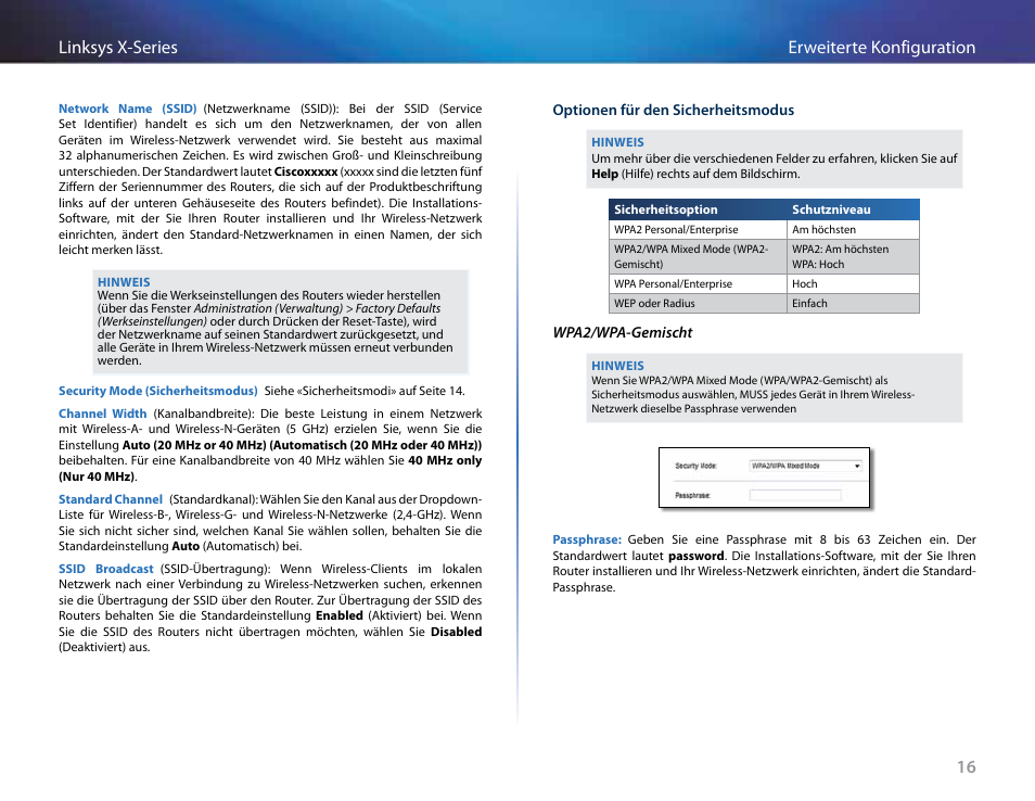 16 erweiterte konfiguration linksys x-series | Linksys X-Series User Manual | Page 132 / 765