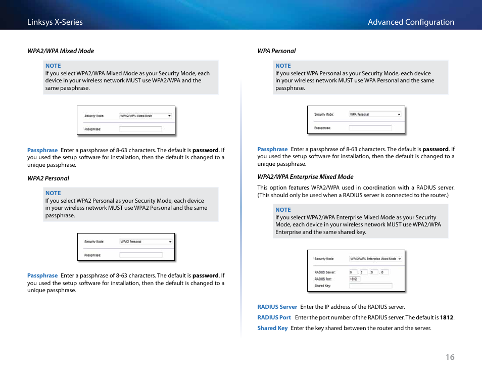 16 advanced configuration linksys x-series | Linksys X-Series User Manual | Page 191 / 765