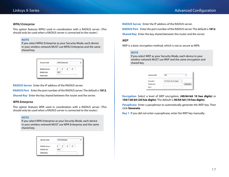 Wi-fi protected setup, 17 advanced configuration linksys x-series | Linksys X-Series User Manual | Page 192 / 765