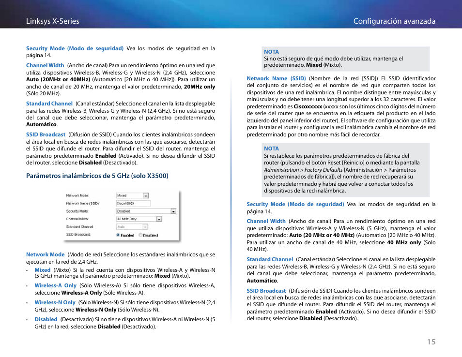 15 configuración avanzada linksys x-series | Linksys X-Series User Manual | Page 217 / 765