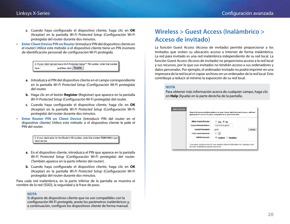 20 configuración avanzada linksys x-series | Linksys X-Series User Manual | Page 222 / 765