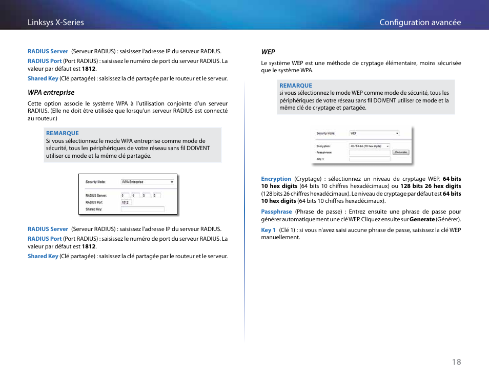 18 configuration avancée linksys x-series | Linksys X-Series User Manual | Page 276 / 765