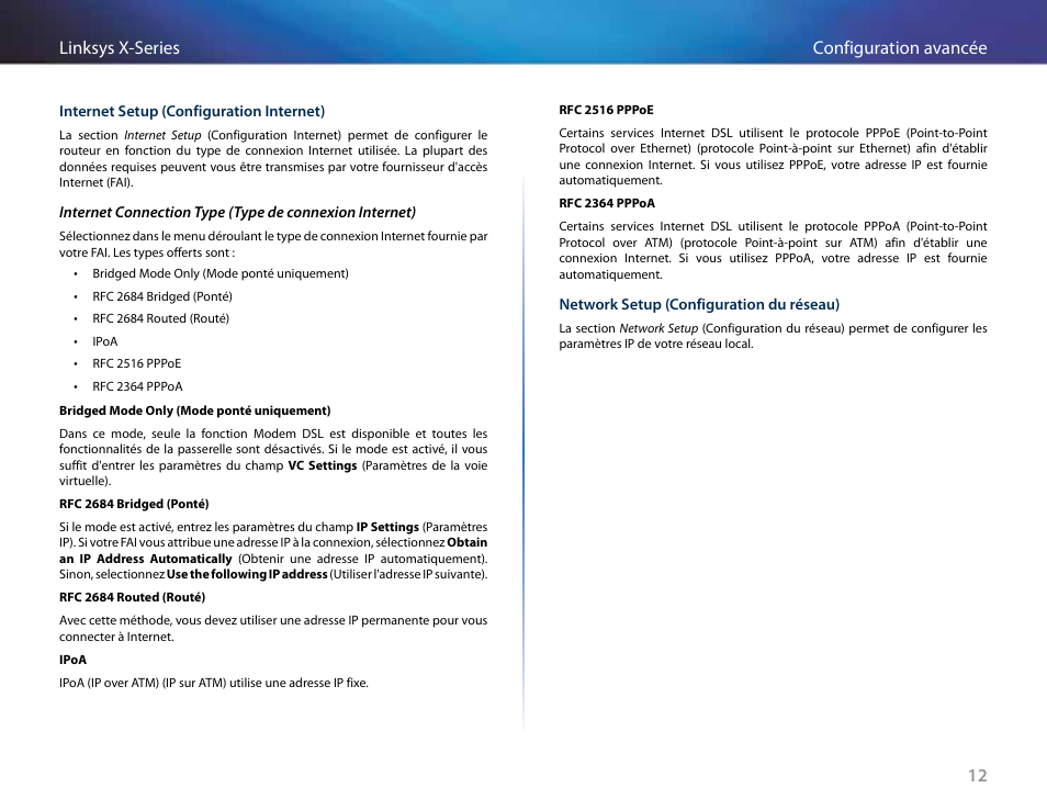 12 configuration avancée linksys x-series | Linksys X-Series User Manual | Page 299 / 765