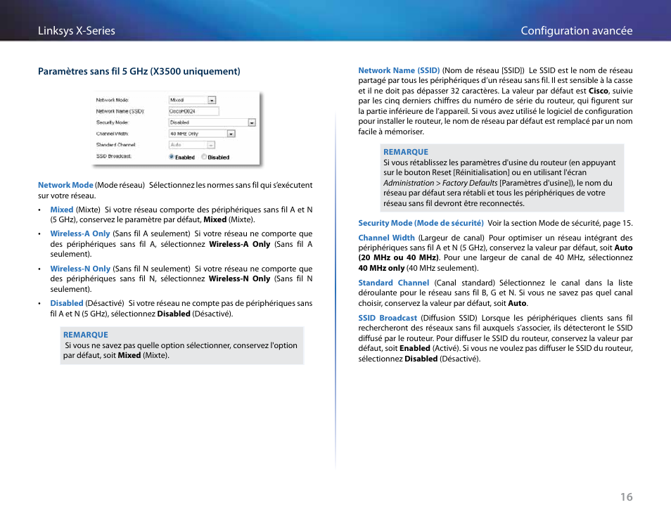 16 configuration avancée linksys x-series | Linksys X-Series User Manual | Page 303 / 765