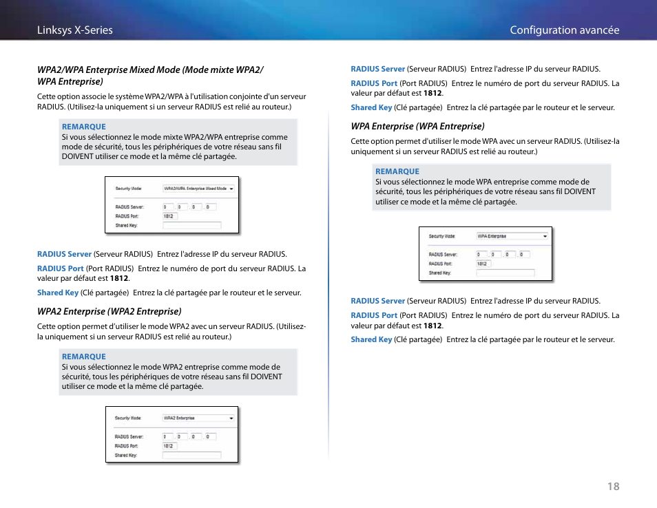 18 configuration avancée linksys x-series | Linksys X-Series User Manual | Page 305 / 765