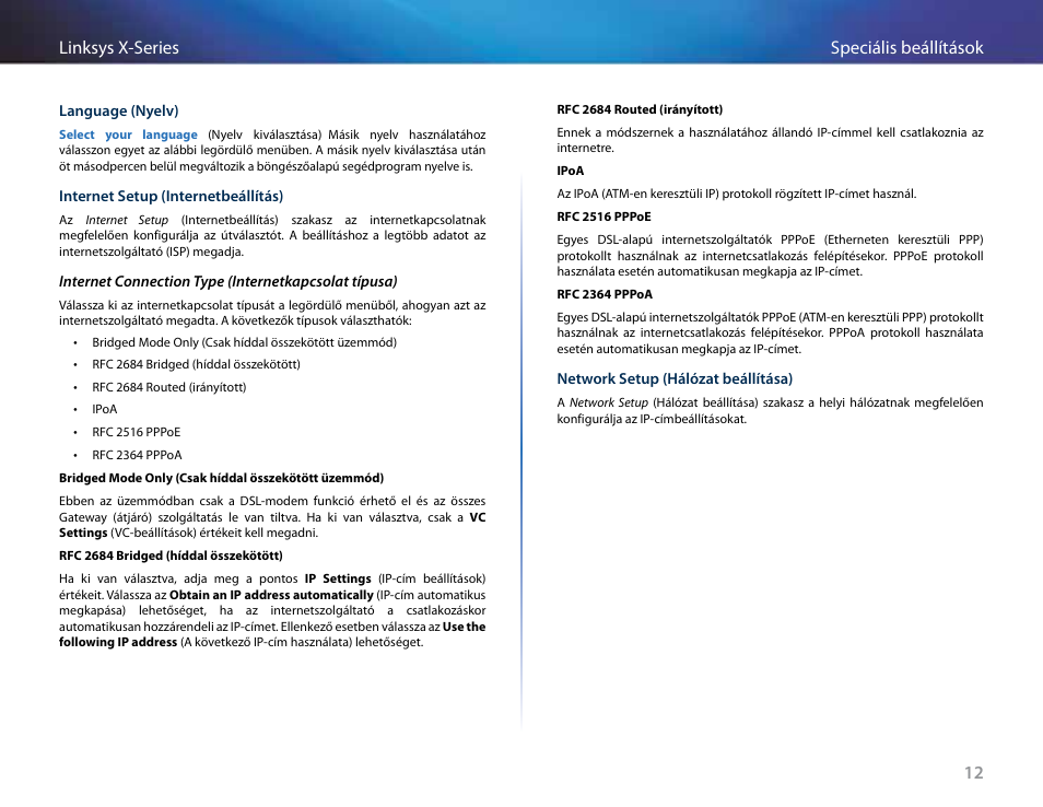 12 speciális beállítások linksys x-series | Linksys X-Series User Manual | Page 328 / 765