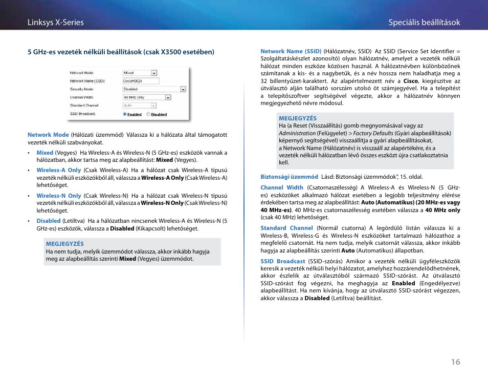 16 speciális beállítások linksys x-series | Linksys X-Series User Manual | Page 332 / 765