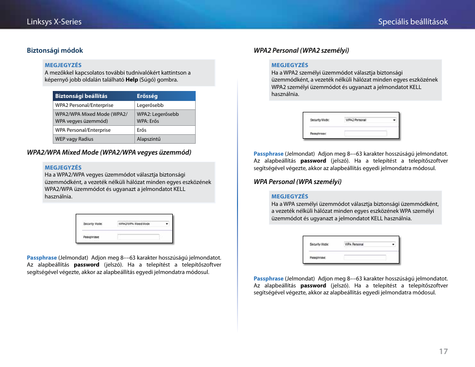 17 speciális beállítások linksys x-series | Linksys X-Series User Manual | Page 333 / 765