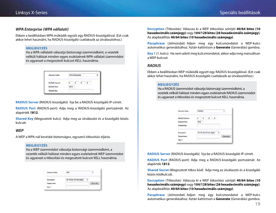 19 speciális beállítások linksys x-series | Linksys X-Series User Manual | Page 335 / 765