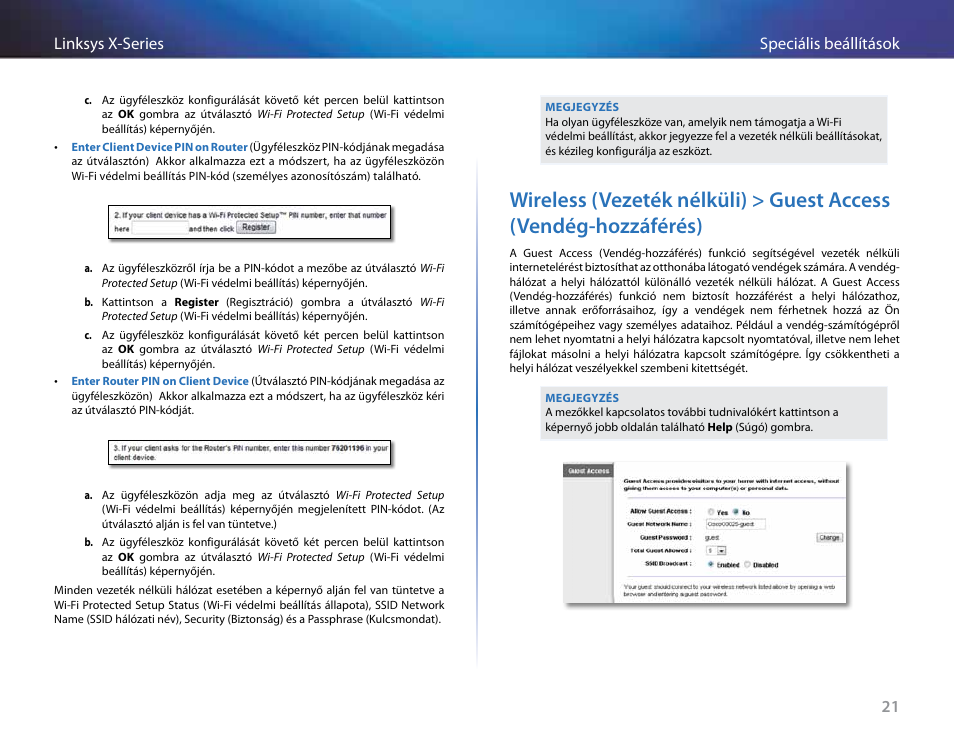 21 speciális beállítások linksys x-series | Linksys X-Series User Manual | Page 337 / 765