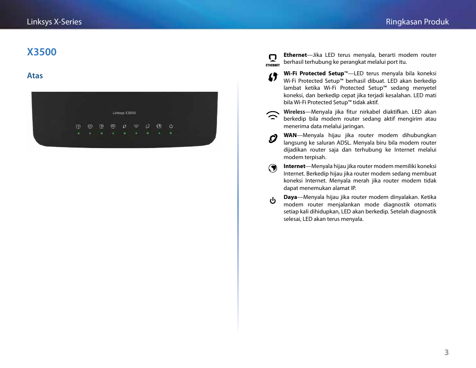 X3500, Atas | Linksys X-Series User Manual | Page 348 / 765