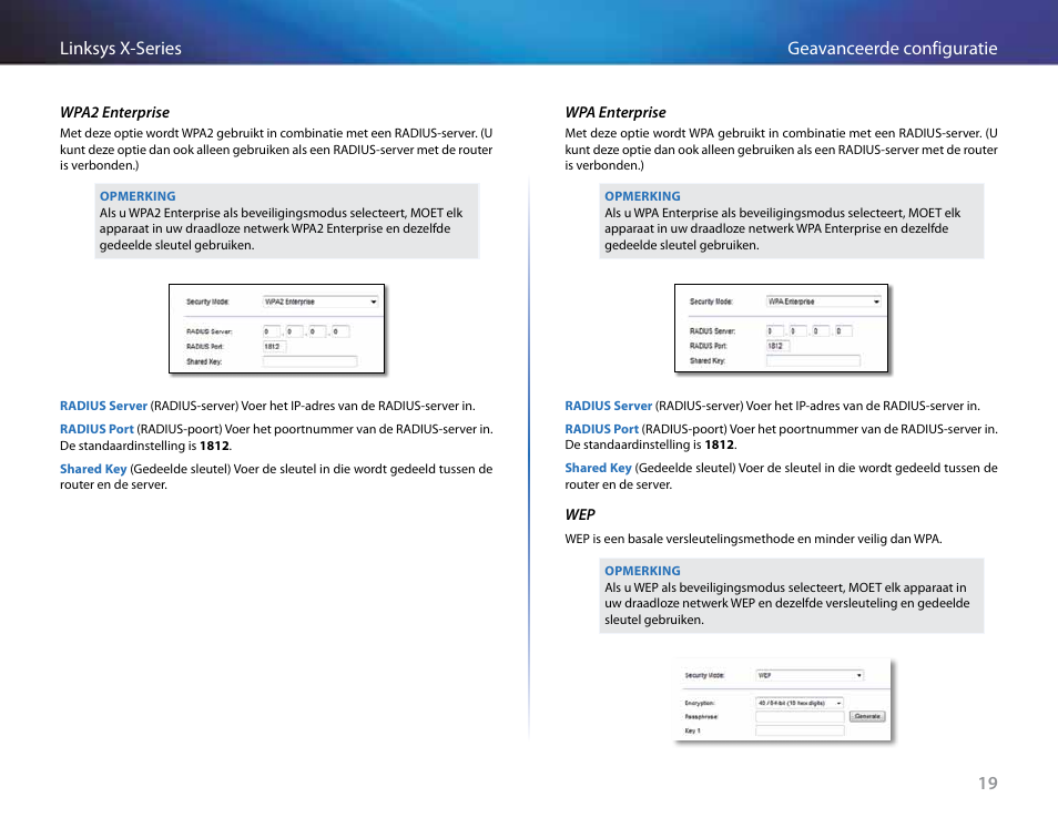 19 geavanceerde configuratie linksys x-series | Linksys X-Series User Manual | Page 419 / 765