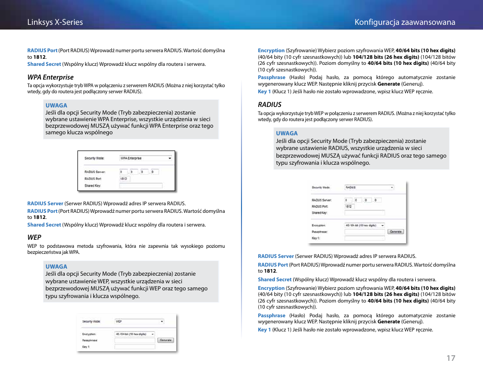 17 konfiguracja zaawansowana linksys x-series | Linksys X-Series User Manual | Page 474 / 765