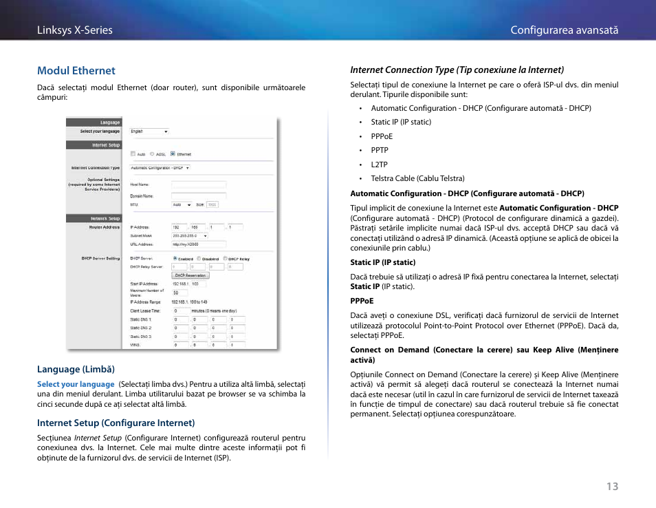 Modul ethernet | Linksys X-Series User Manual | Page 553 / 765